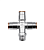 EMZT12-03P Фитинг цанговый крестообразный с резьбой