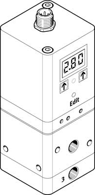 VPPE-3-1-1/8-2-420-E1T Пропорциональный регулятор давления