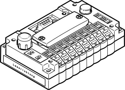 CPV10-GE-DI02-8 Электрический интерфейс