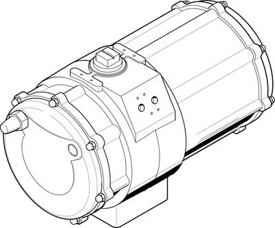 DAPS-2880-090-R-F16 Неполноповоротный привод