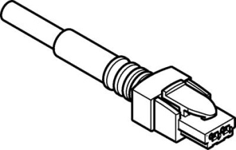 NEBV-HSG2-P-1-N-LE2 Штекерная розетка с кабелем