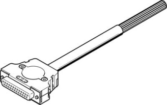 NEBV-S1G25-K-5-N-LE15 Соединительный кабель